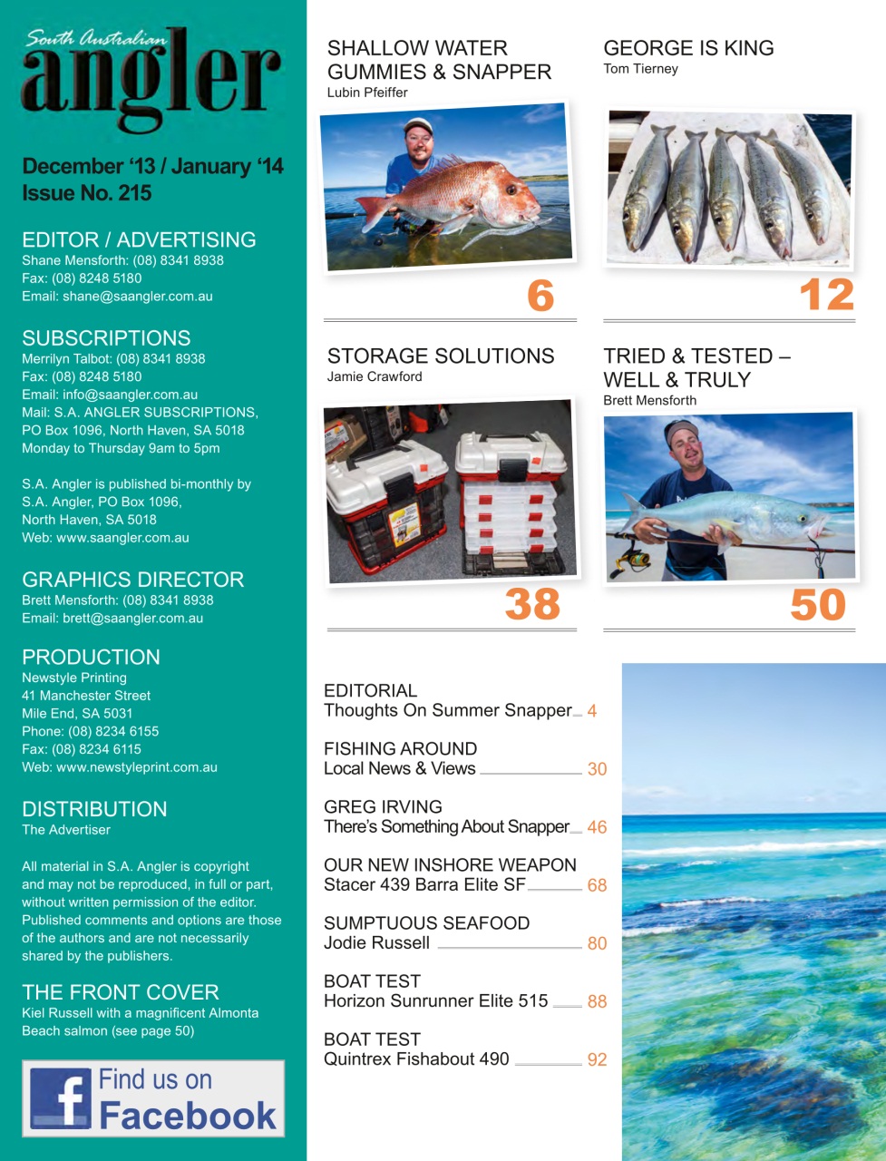 South Australian Angler Preview Pages