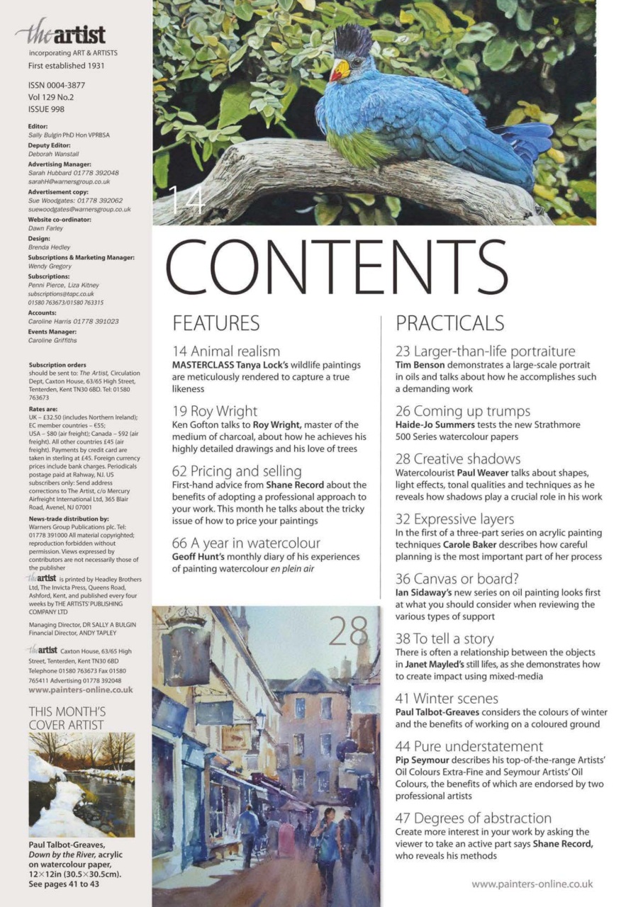 The Artist Preview Pages