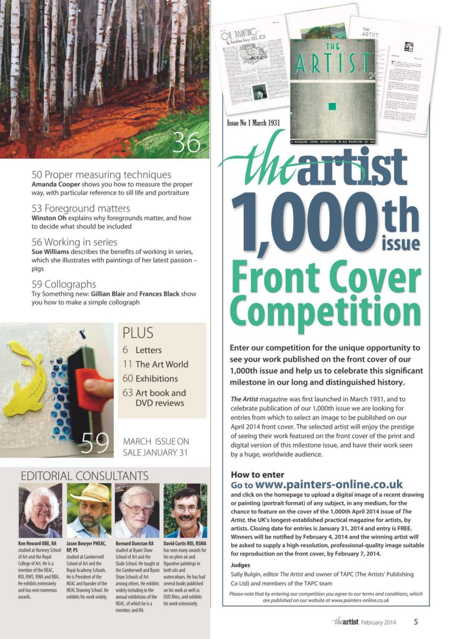 The Artist Preview Pages