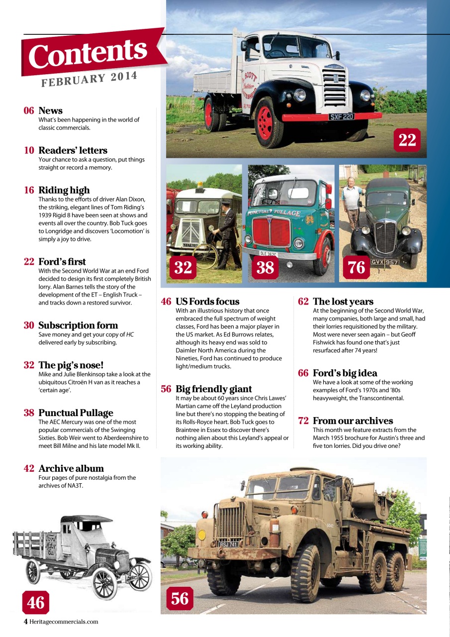 Heritage Commercials Magazine Preview Pages