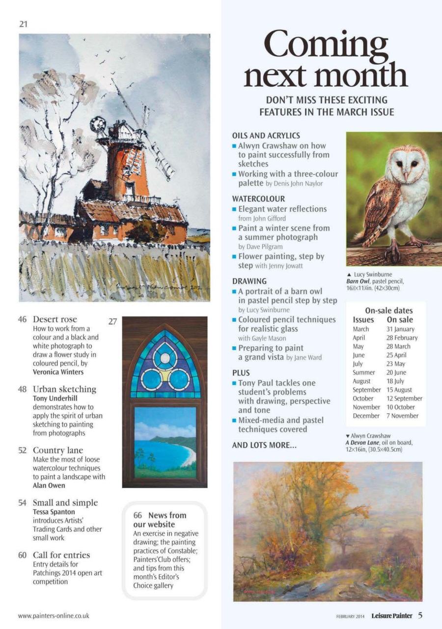 Leisure Painter & The Artist Preview Pages