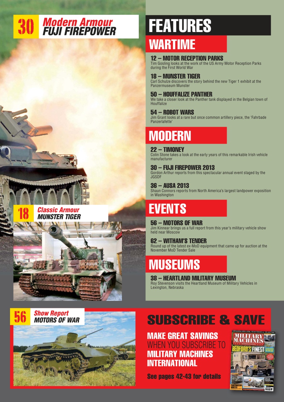 Military Machines International Preview Pages
