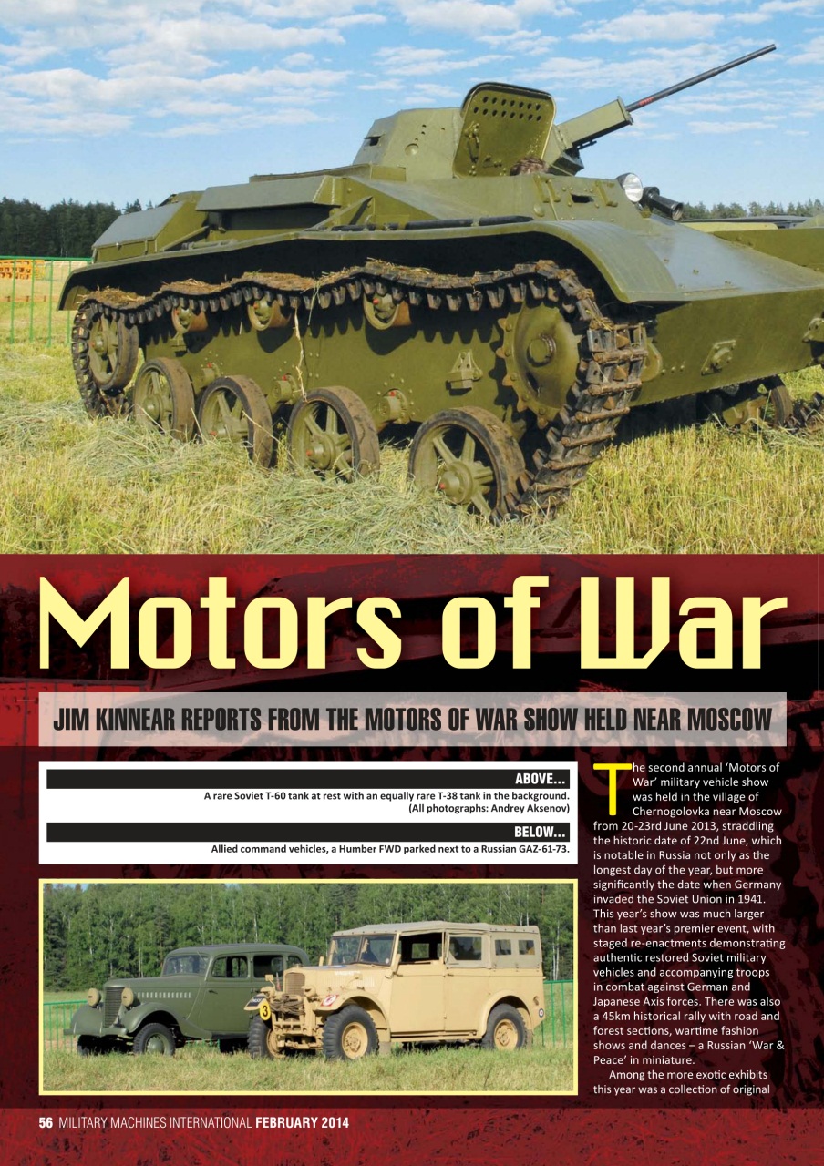 Military Machines International Preview Pages