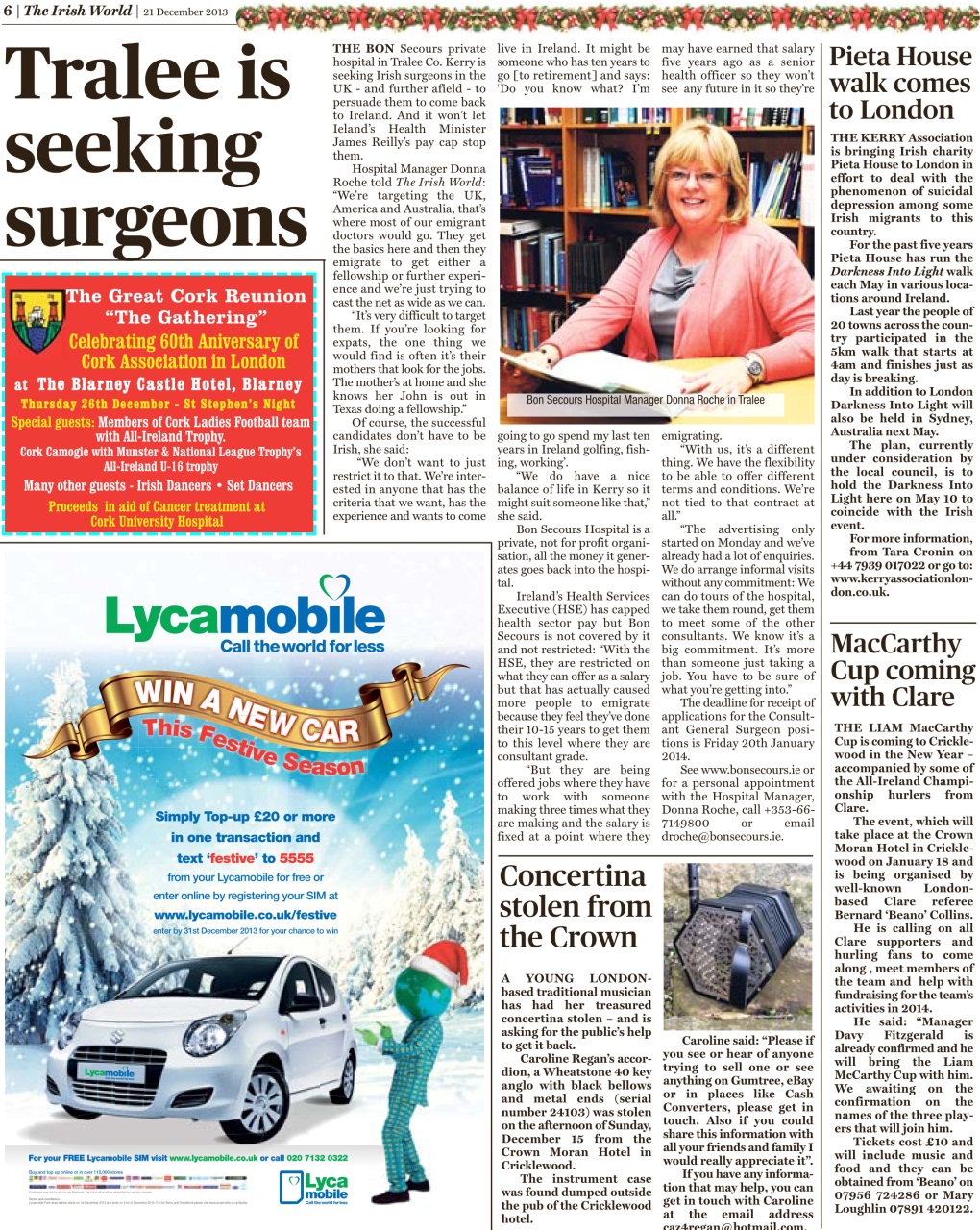 Irish World Preview Pages