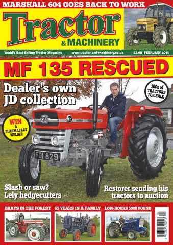Tractor & Machinery issue MF 135 RESCUED