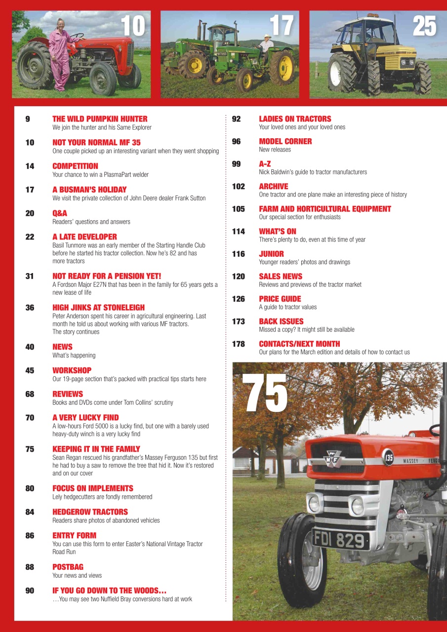 Tractor & Machinery Preview Pages
