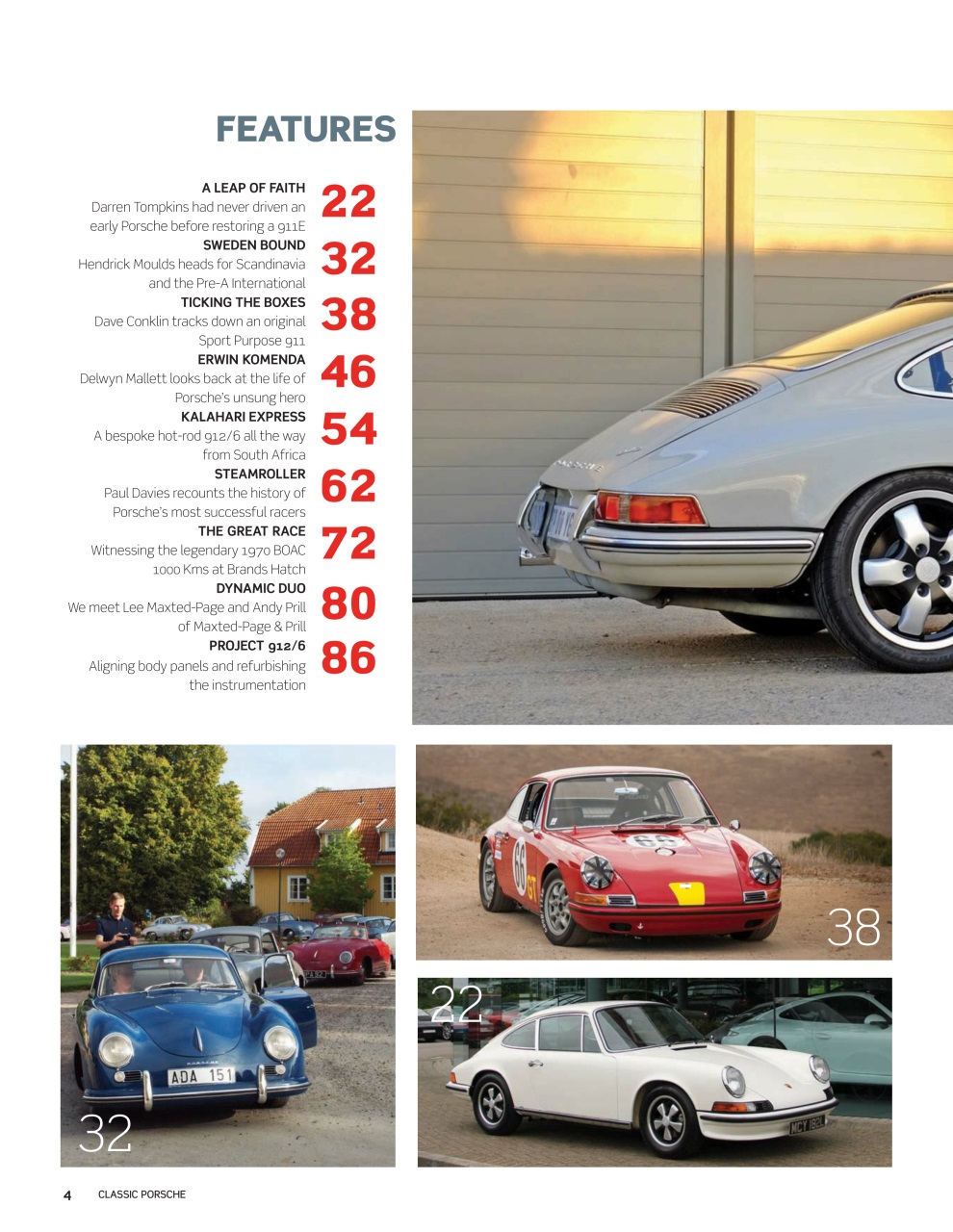 Classic Porsche Preview Pages