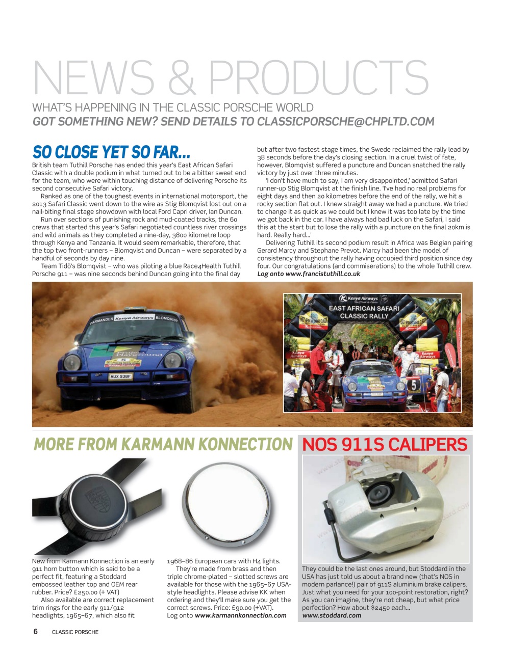 Classic Porsche Preview Pages