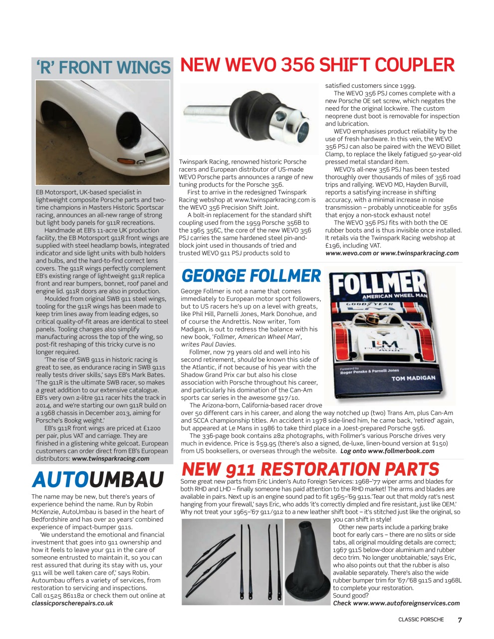 Classic Porsche Preview Pages