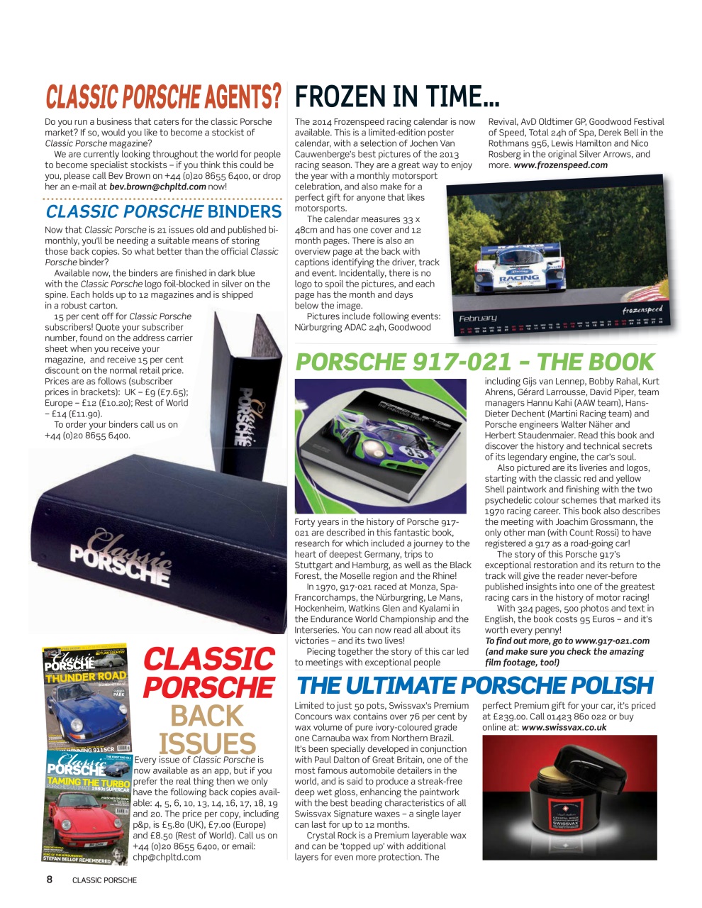 Classic Porsche Preview Pages