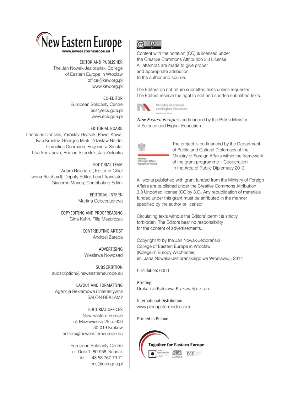 New Eastern Europe Preview Pages