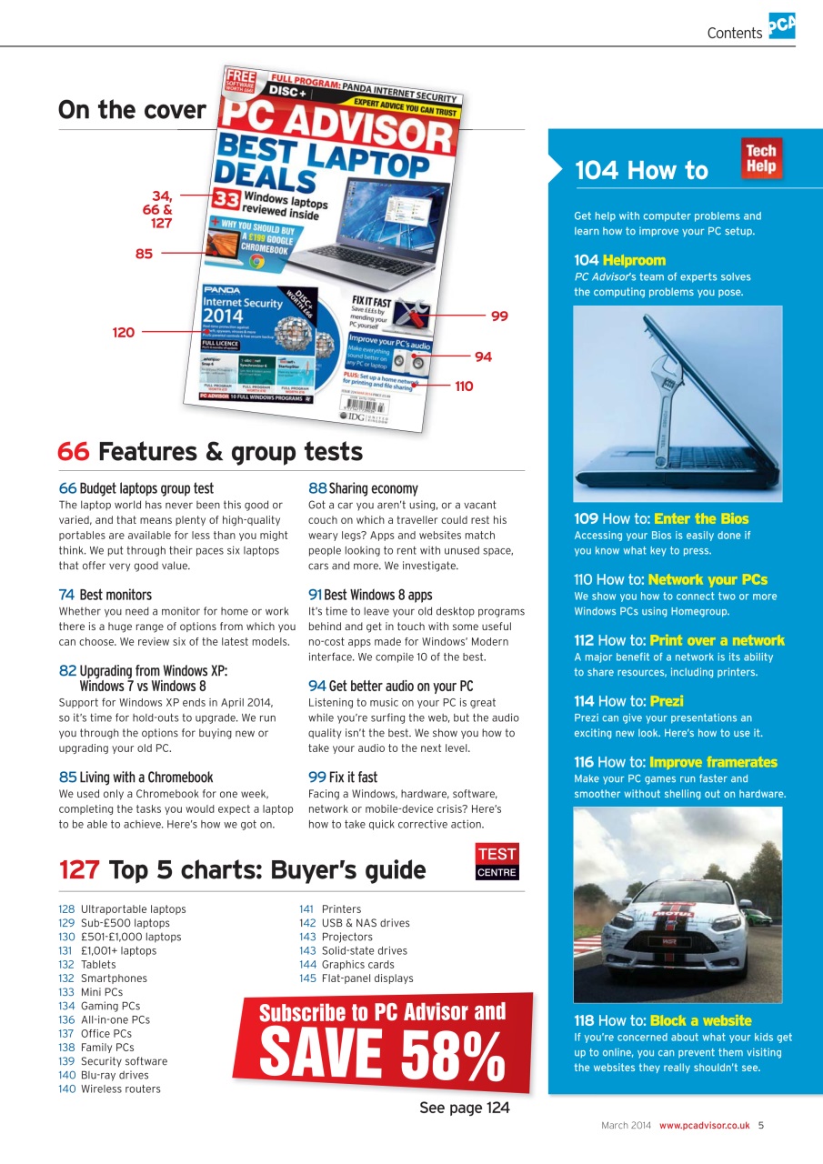 Tech Advisor Preview Pages