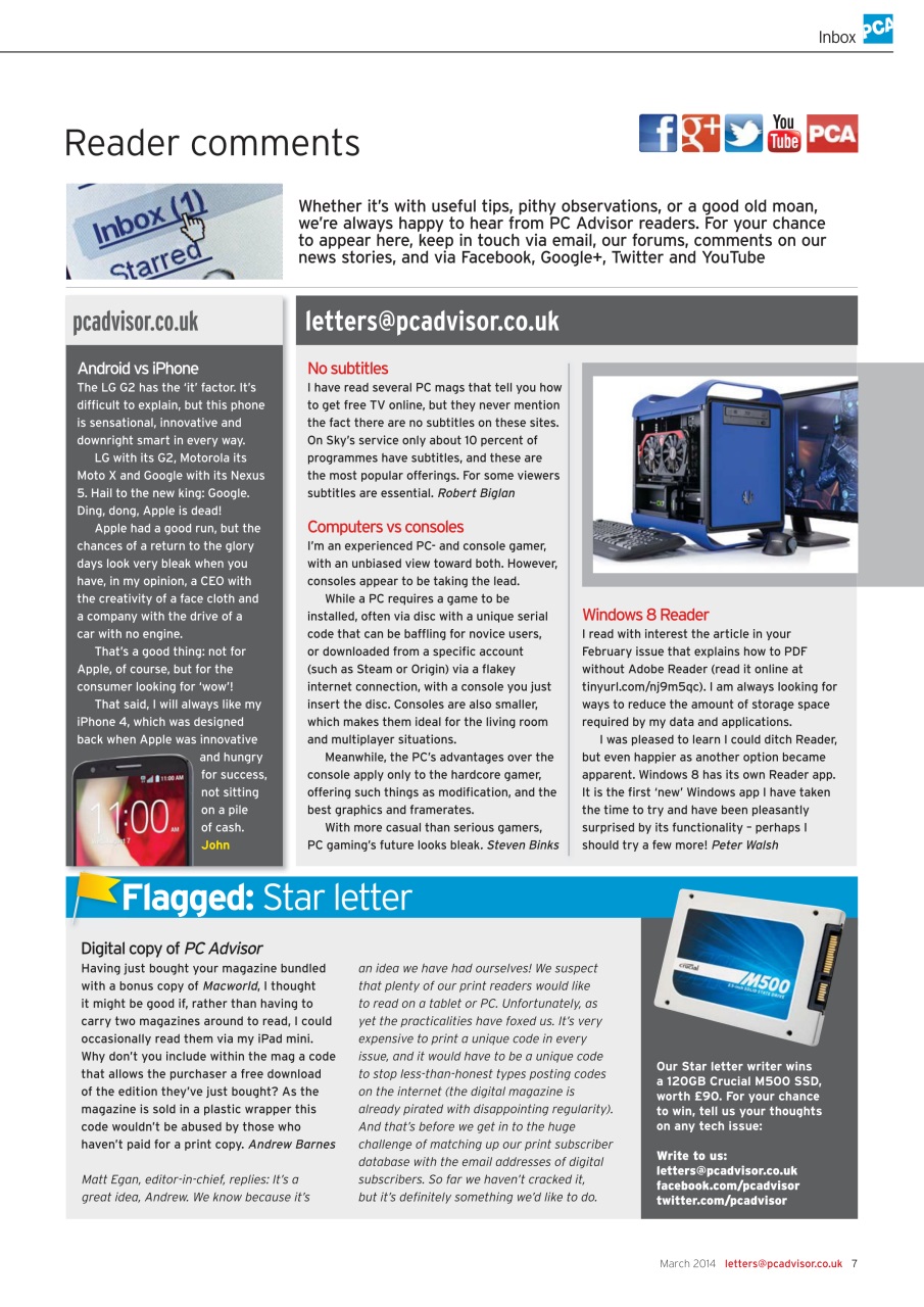 Tech Advisor Preview Pages