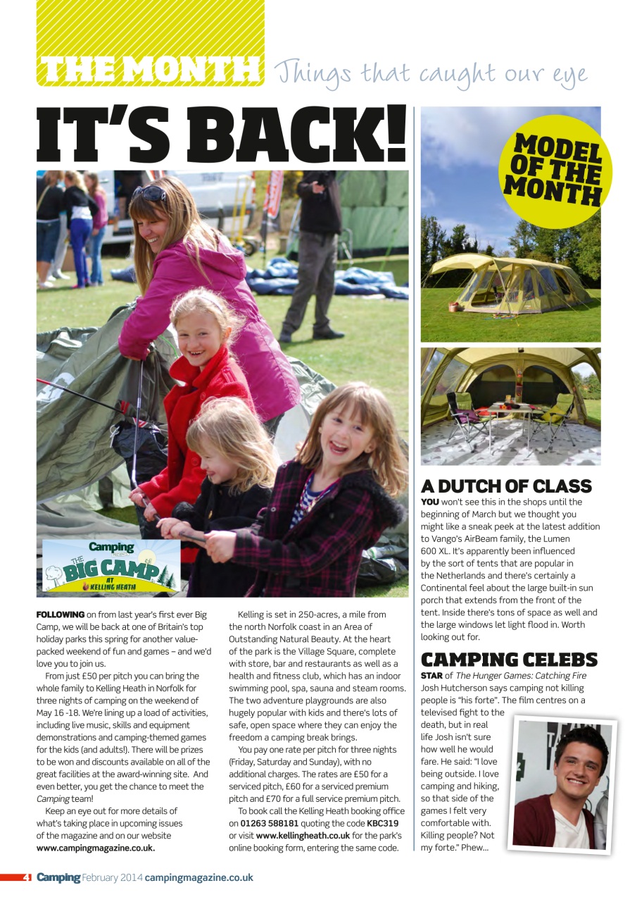 Camping Preview Pages