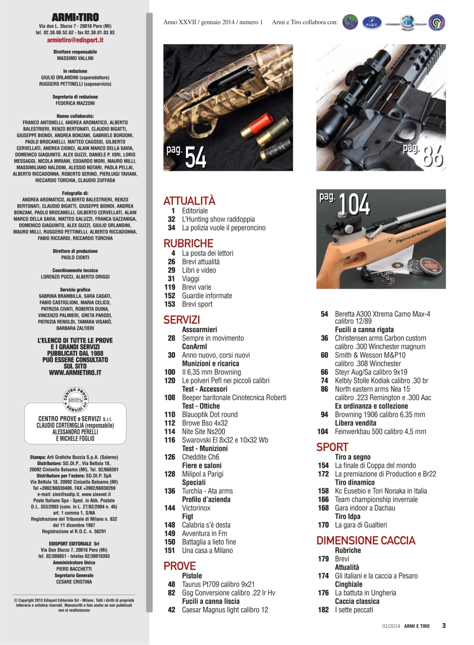 Armi E Tiro Preview Pages
