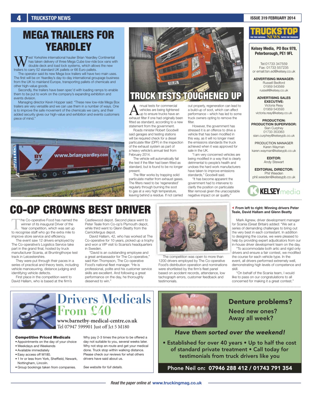 Truckstop News Preview Pages