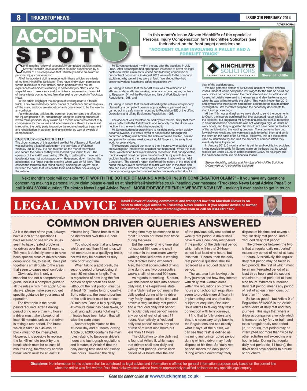 Truckstop News Preview Pages