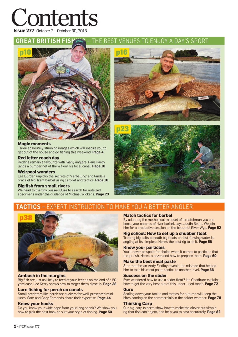 Improve Your Coarse Fishing Preview Pages