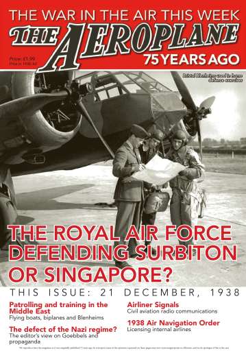 Aeroplane Weekly - The War in the Air 75 years ago issue 