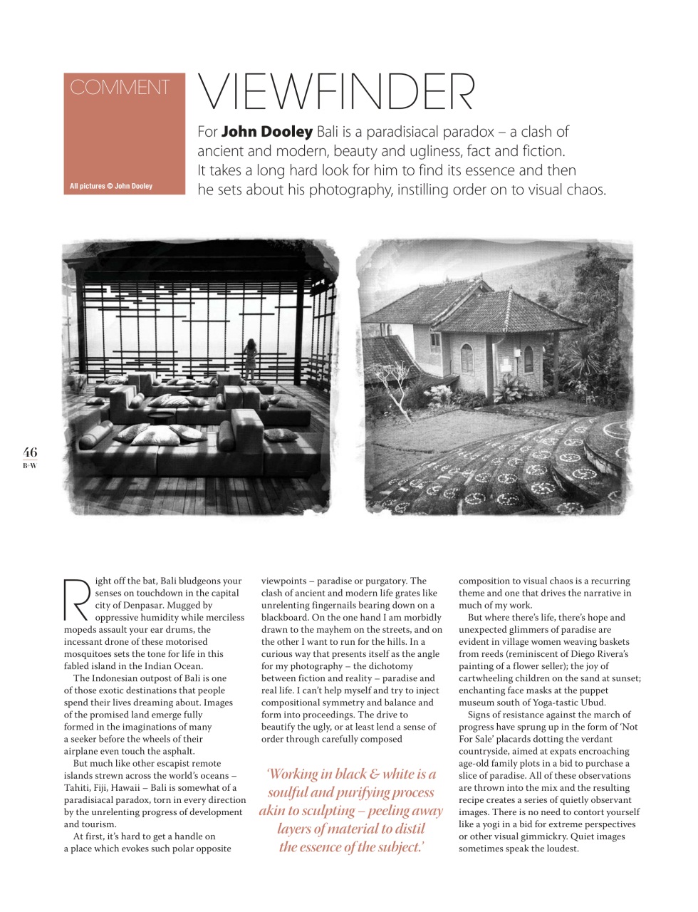 Black+White Photography Preview Pages