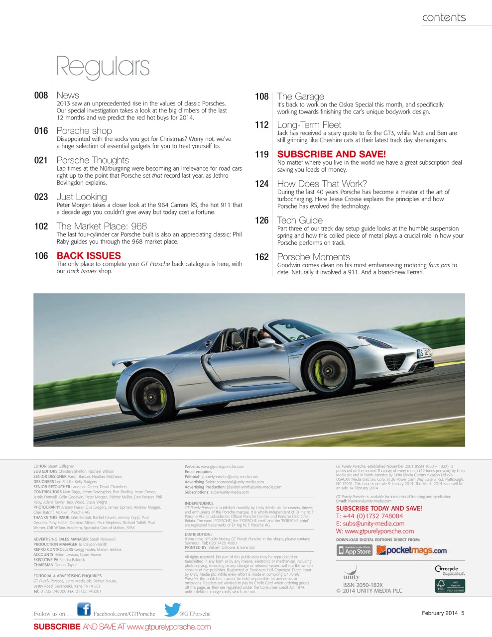 GT Porsche Preview Pages
