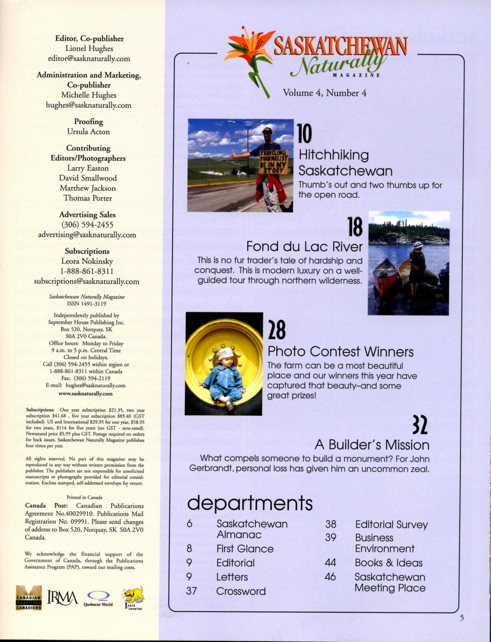 Prairies North Magazine Preview Pages