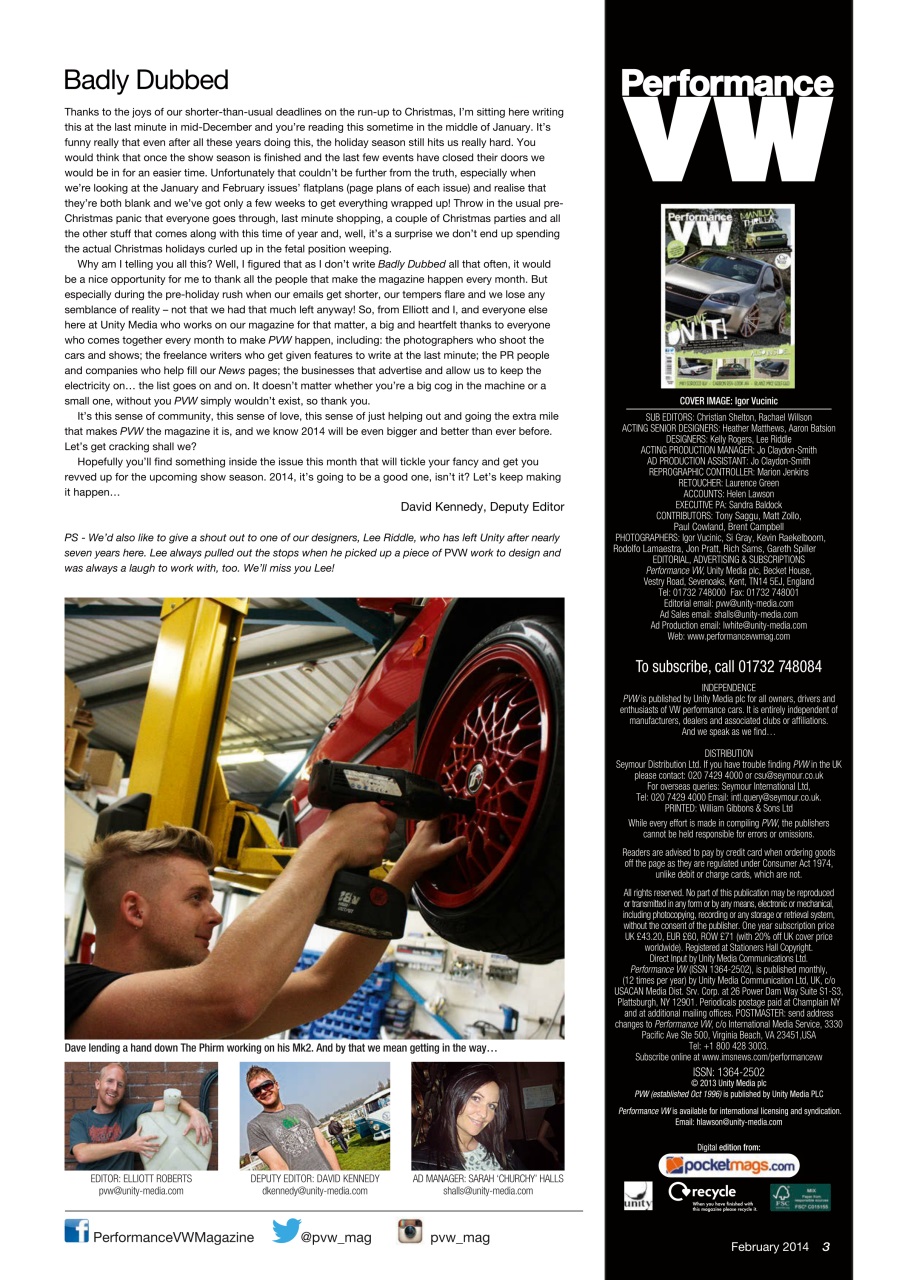 Performance VW Preview Pages