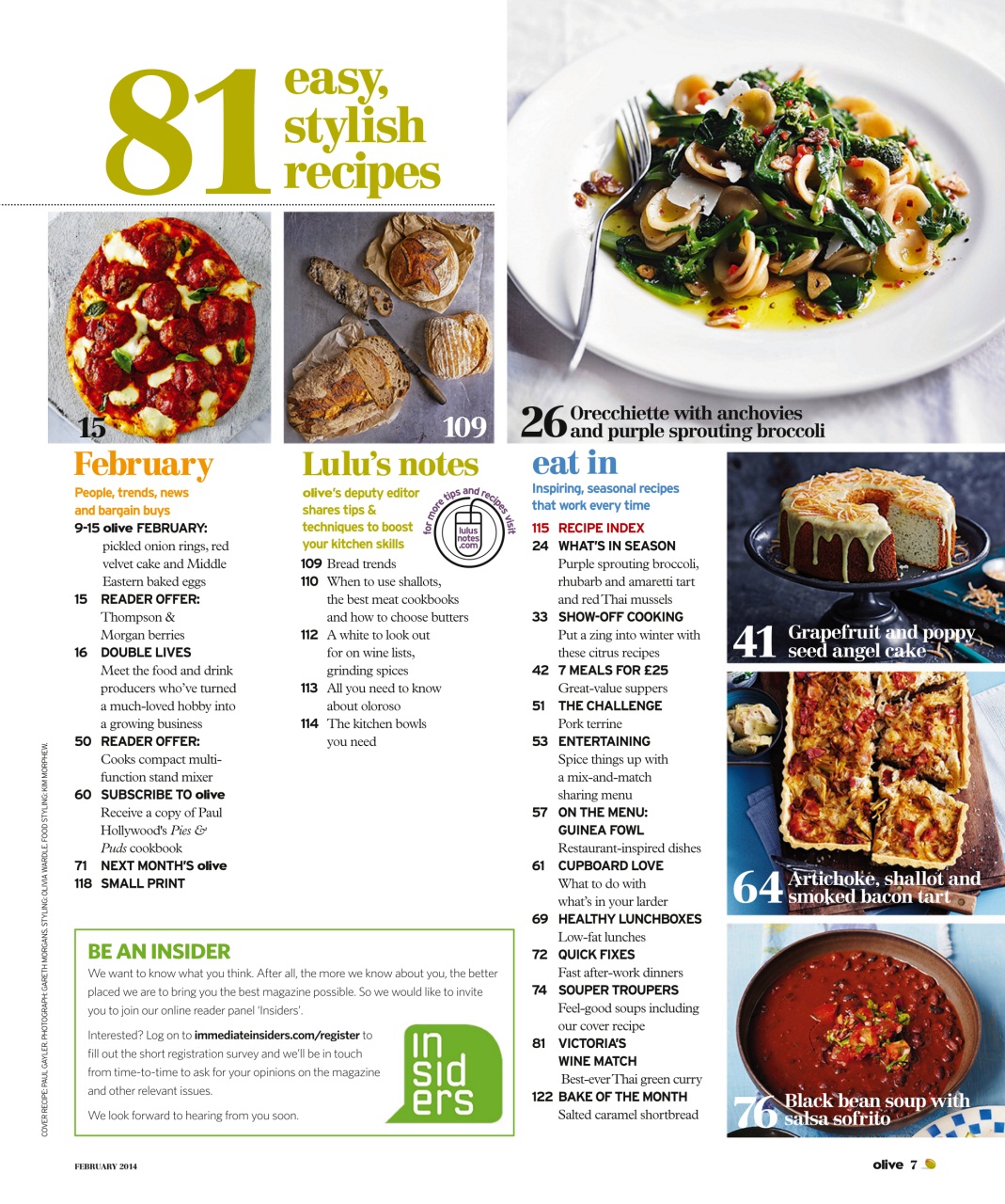 Olive Magazine Preview Pages