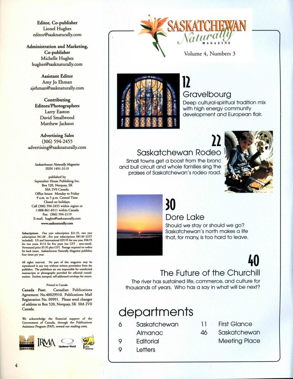 Prairies North Magazine Preview Pages