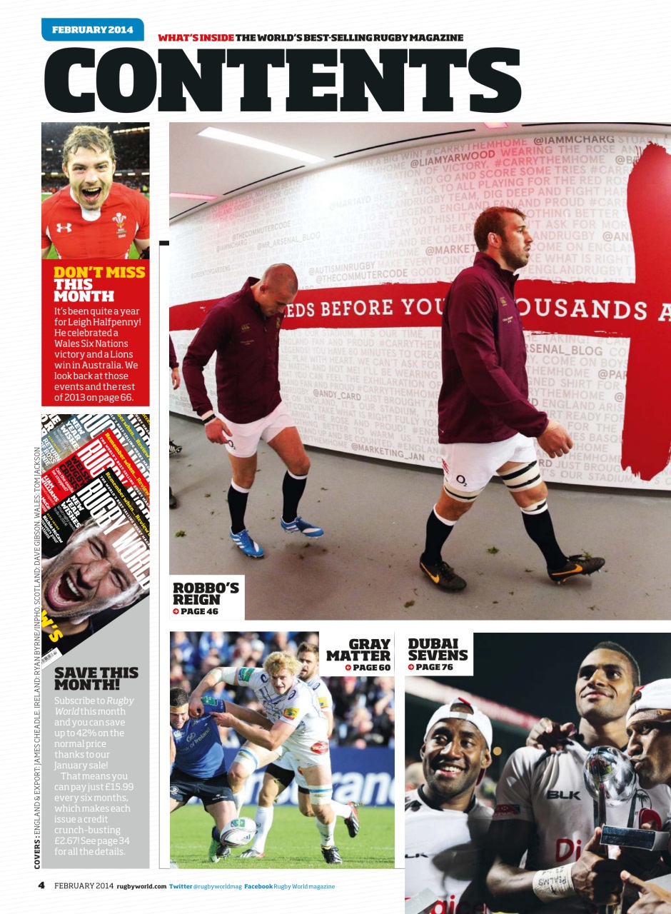 Rugby World Preview Pages