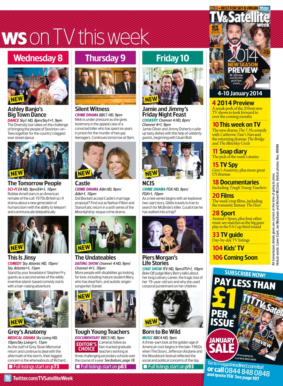 TV & Satellite Week Preview Pages
