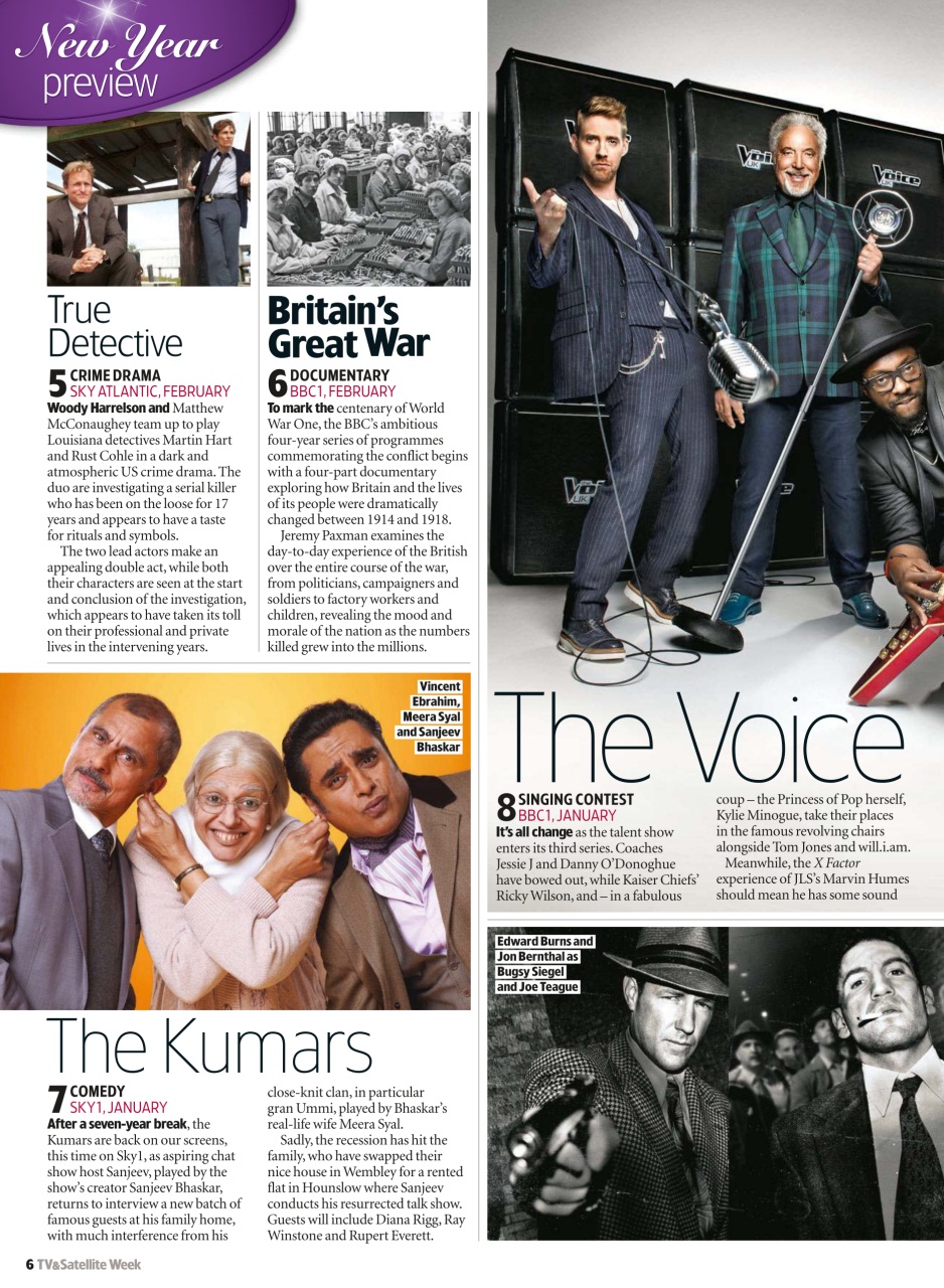 TV & Satellite Week Preview Pages