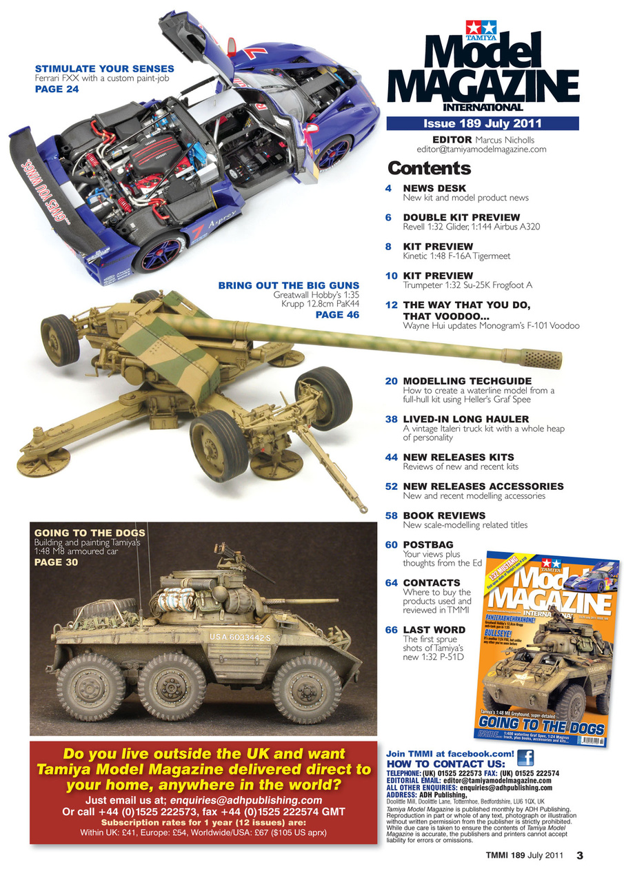 Tamiya Model Magazine Preview Pages