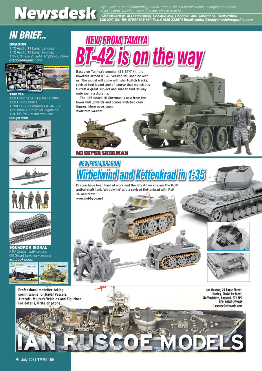 Tamiya Model Magazine Preview Pages