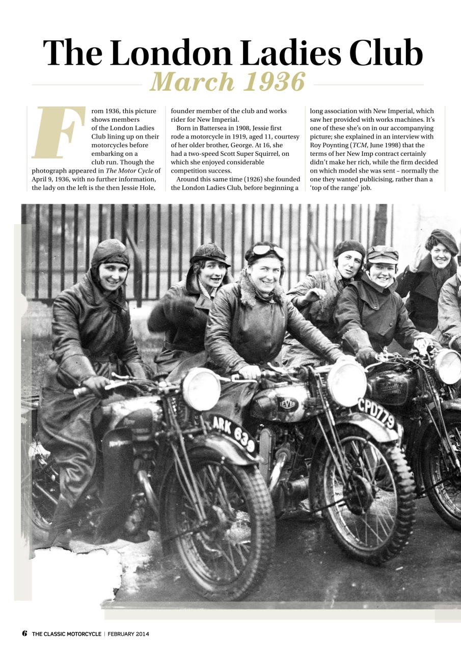 The Classic MotorCycle Preview Pages