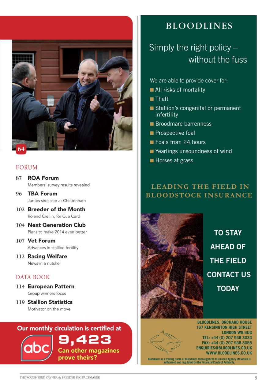 The Owner Breeder Preview Pages