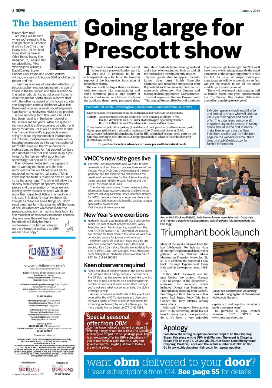 Old Bike Mart Preview Pages