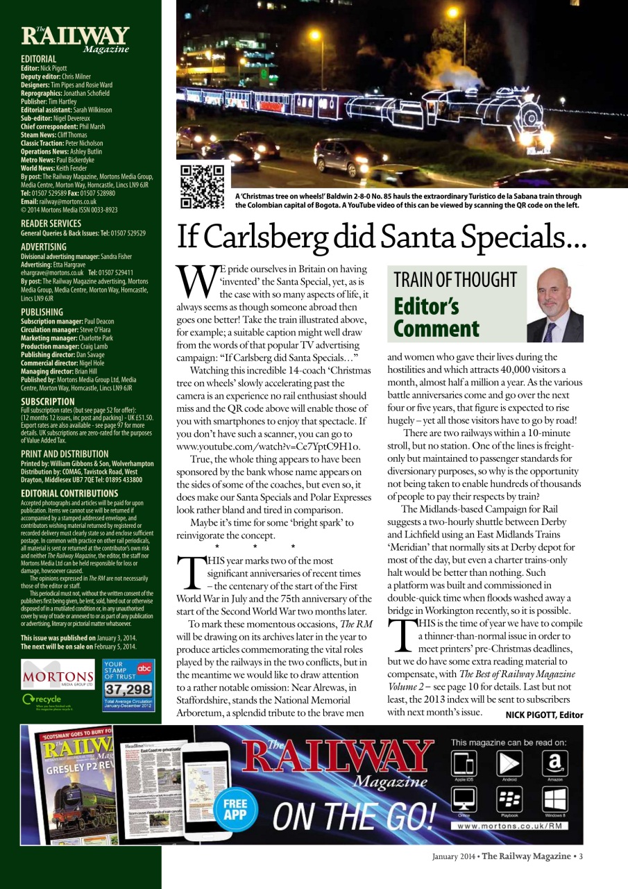 Railway Magazine Preview Pages