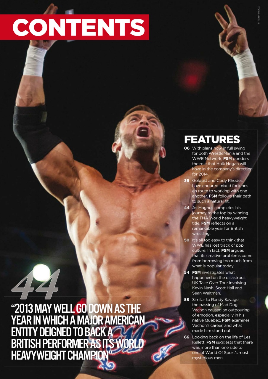 Wrestletalk Magazine Preview Pages