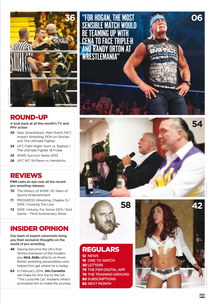 Wrestletalk Magazine Preview Pages