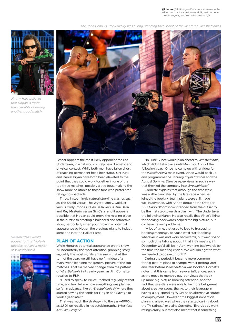 Wrestletalk Magazine Preview Pages
