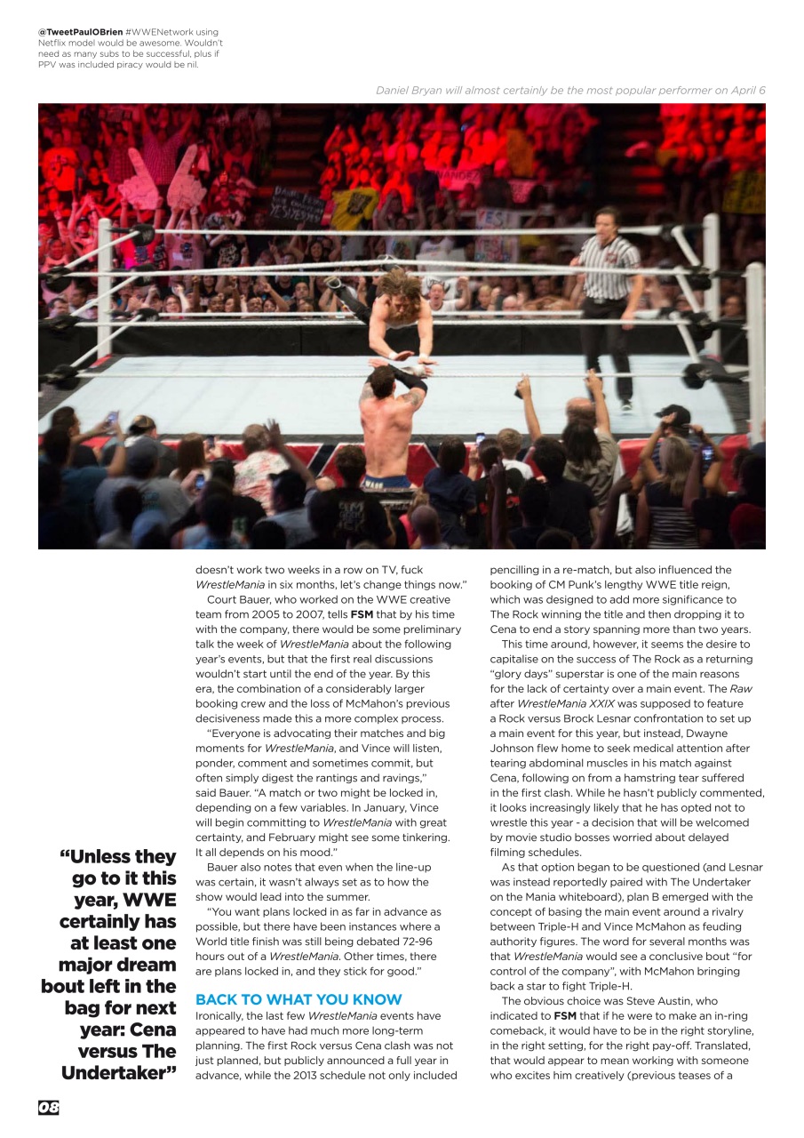 Wrestletalk Magazine Preview Pages