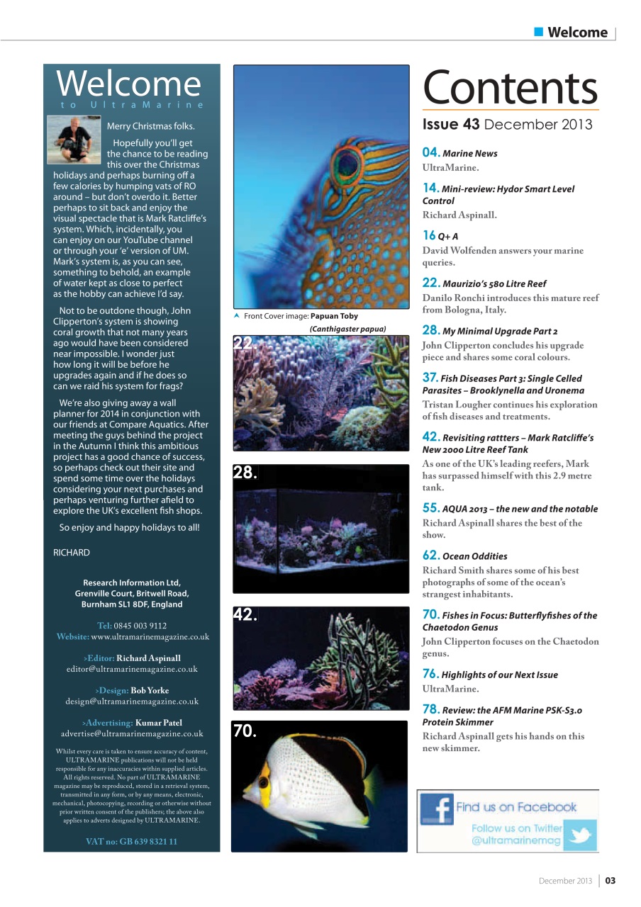 UltraMarine Magazine Preview Pages