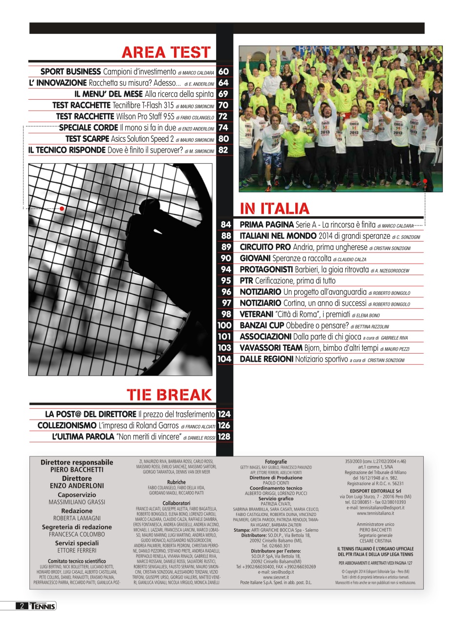 Il Tennis Italiano Preview Pages