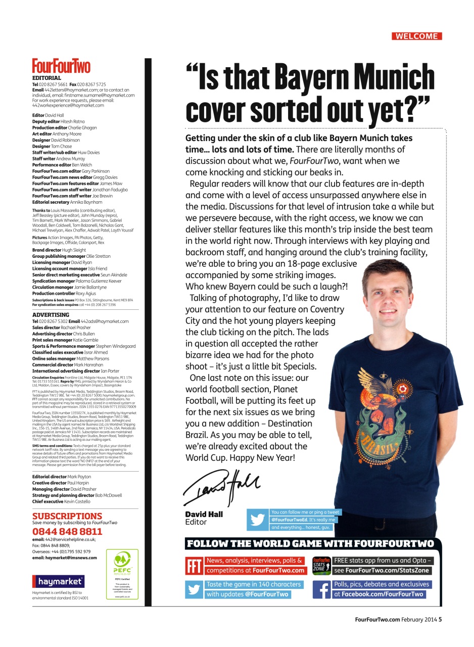 FourFourTwo Preview Pages