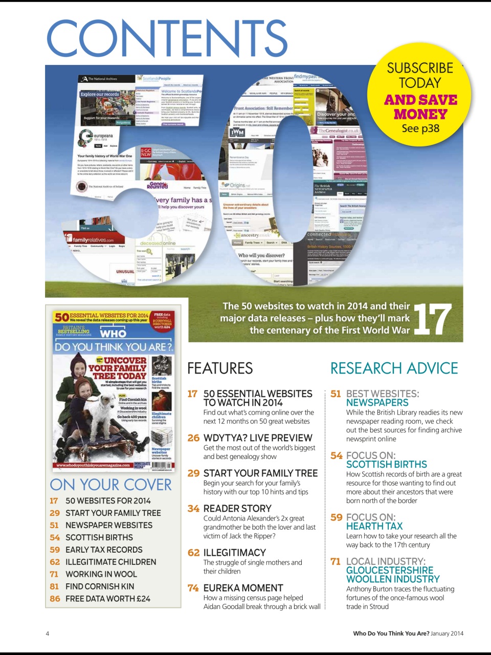 Who Do You Think You Are? Preview Pages