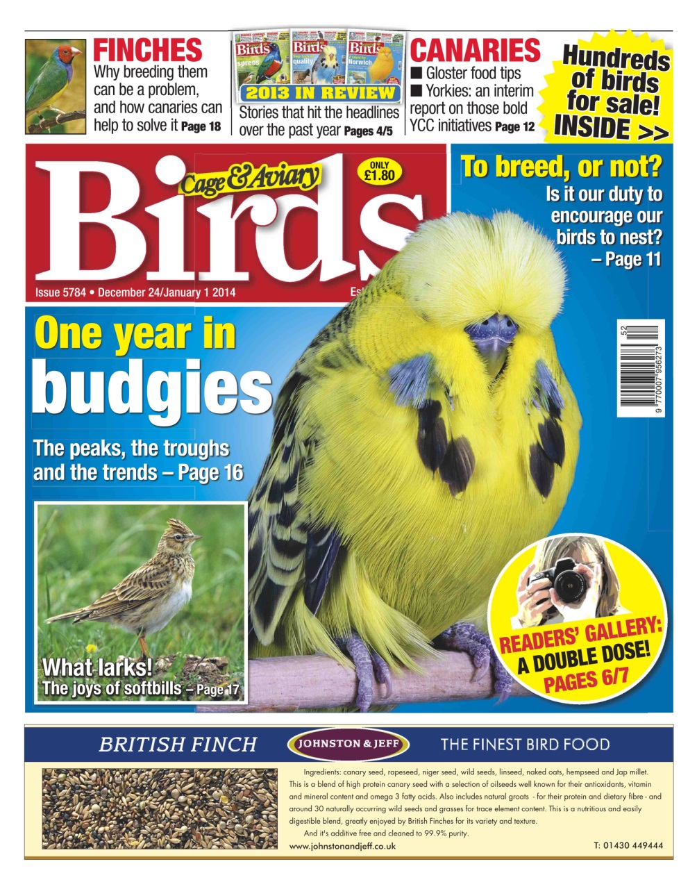 Cage & Aviary Birds Preview Pages