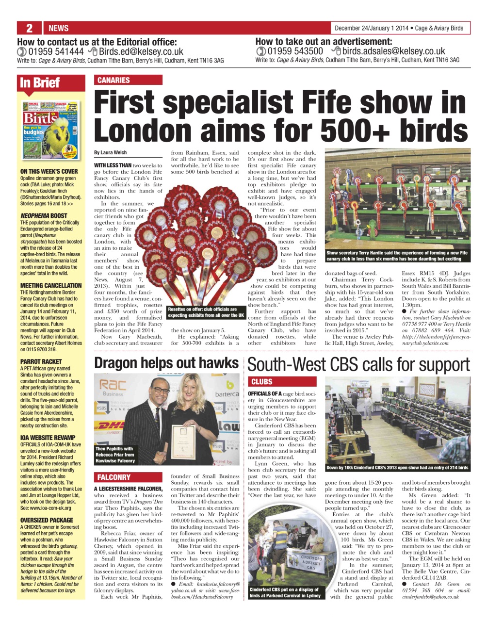 Cage & Aviary Birds Preview Pages