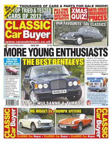 Classic Car Buyer issue No.209 More Young Enthusiasts