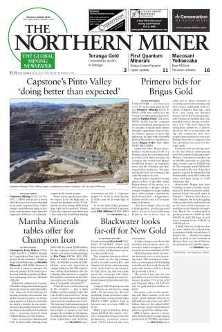 The Northern Miner issue Vol. 99 No. 45